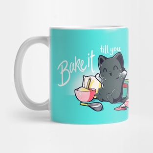 Cute Funny Cat Kitten Baking Foodie Lover Animal Lover Artwork Mug